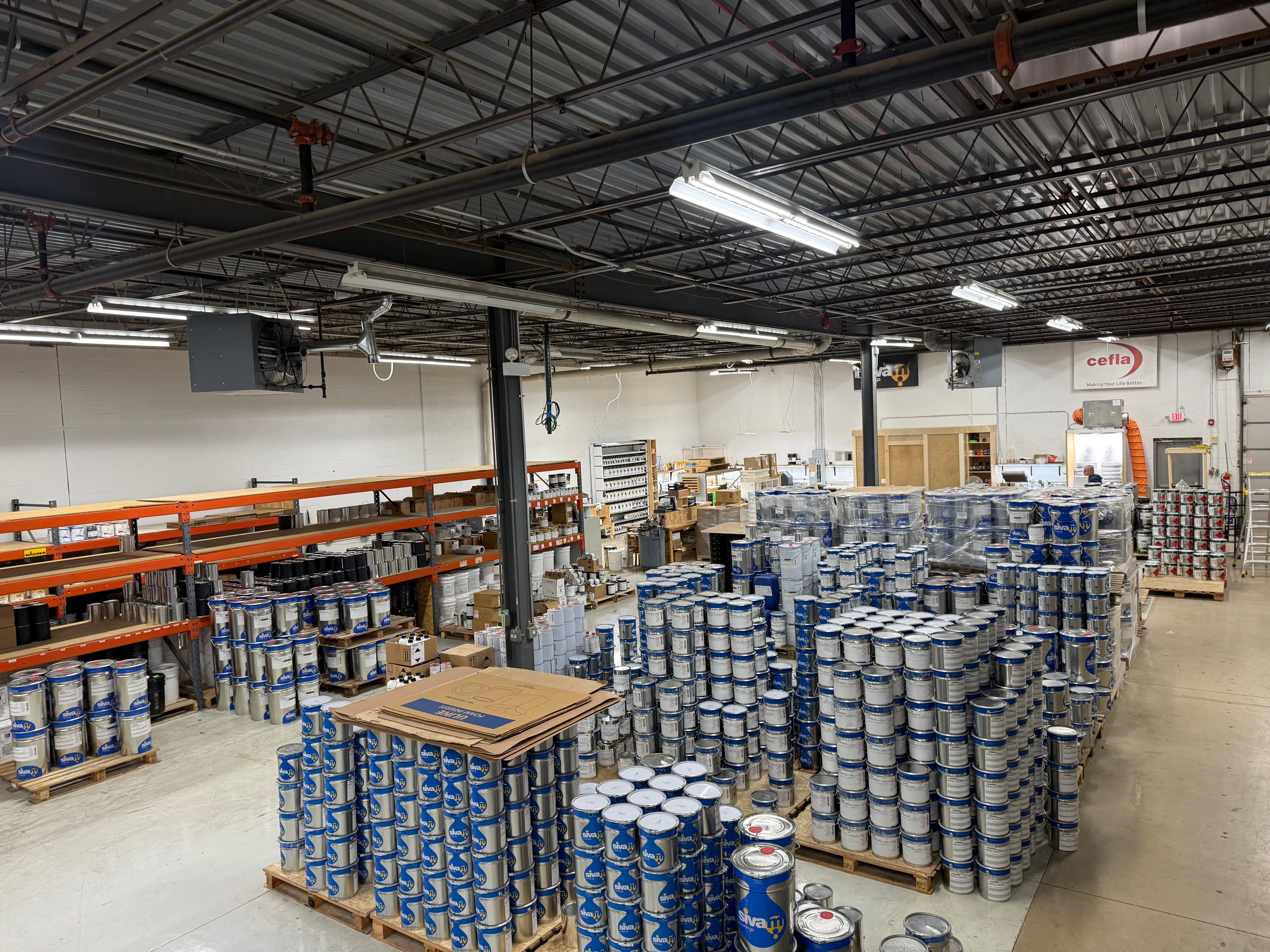 Focal Finishes warehouse in Bensenville, IL
